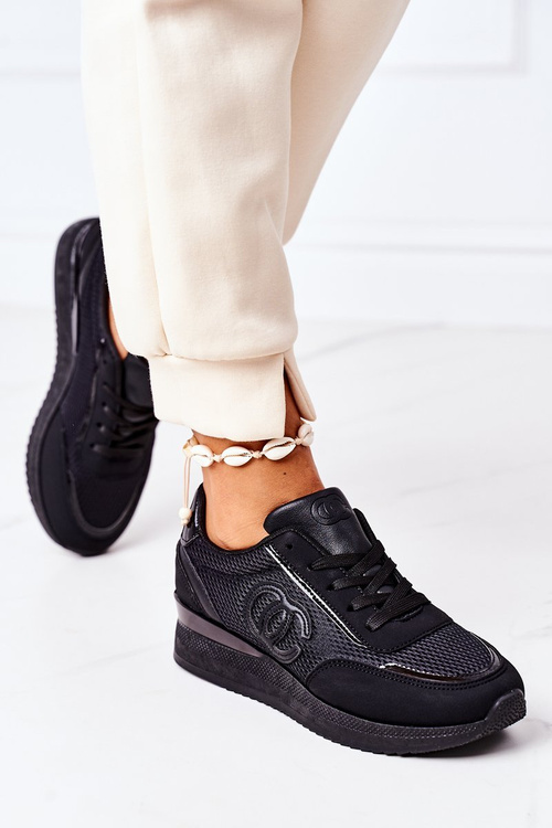 Жіноче спортивне взуття Кросівки чорні Under Control