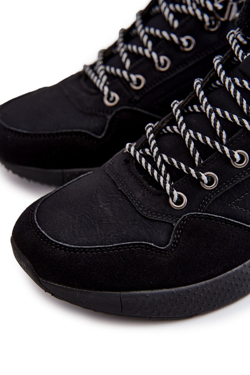 Чоловічі трекінгові теплі черевики Lee Cooper LCJ-22-31-1457 чорний