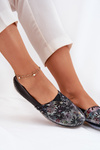 Шкіряні Балетки З Візерунком Maciejka T1930-39 Чорні