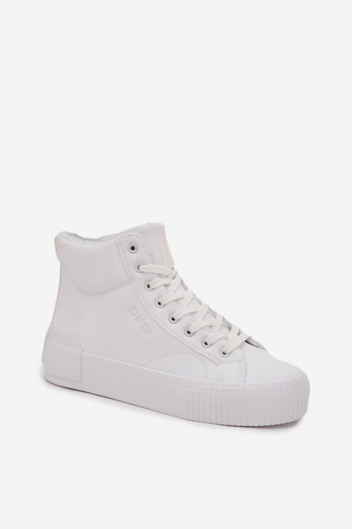 Утеплені Жіночі Кросівки На Платформі Big Star OO274794 Білі