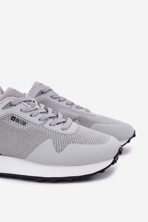 Чоловічі Кросівки На Платформі Big Star RR174358 Hi-Poly System Сірі