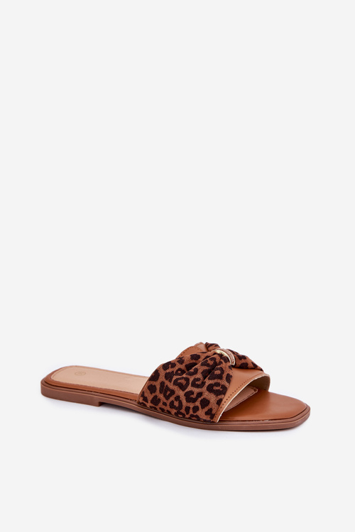 Жіночі сандалі на плоскому каблуці з бантом Camel Avenza