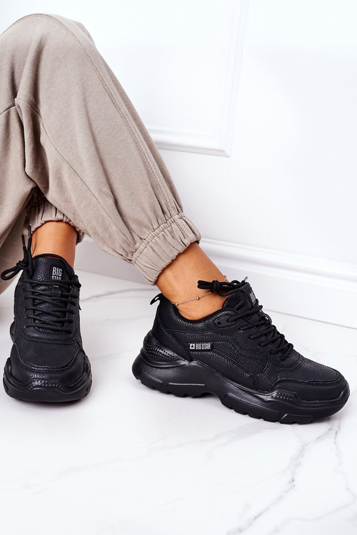 Жіноче спортивне взуття Кросівки Big Star EE274462 Чорні