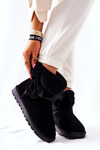 Снігові чоботи Fringed Black Sorella