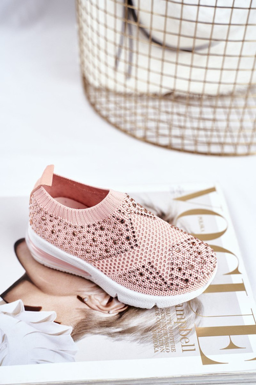 Взуття дитяче з цирконами Рожева Linda