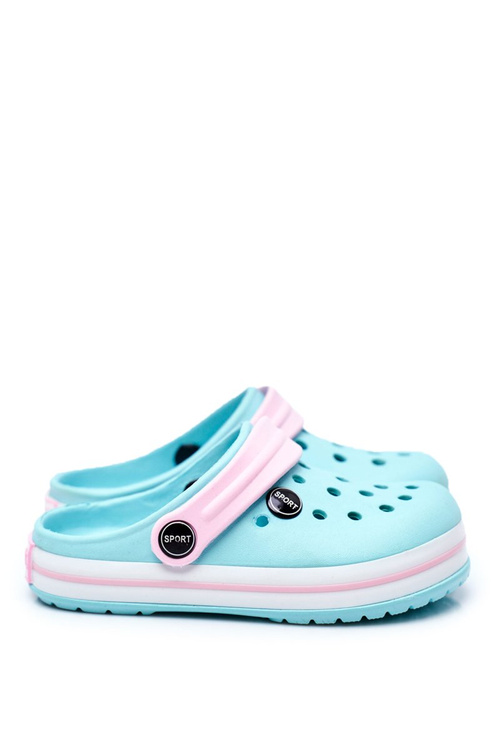 Дитяче взуття для дівчинки і хлопчика гірки Crocs Mint