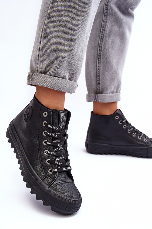 Жіночі кросівки Big Star High Warm Black EE274110
