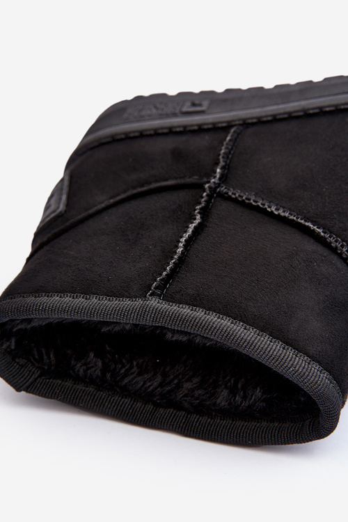 Дитячі утеплені зимові черевики чорні Big Star MM374054