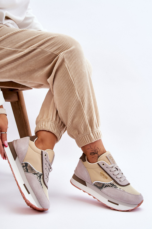 Модні кросівки Memory Foam System Big Star LL274364 Beige