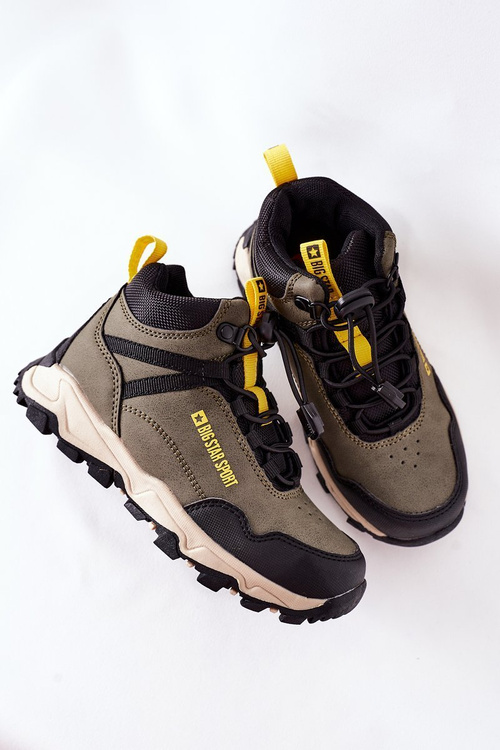 Дитяче трекінгове взуття Big Star GG374047 хакі