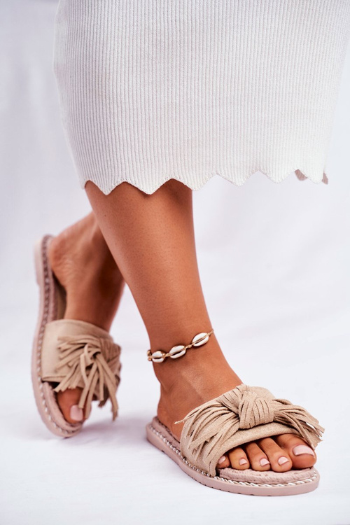 Жіночі гірки з бантом Бежеві Таїланд