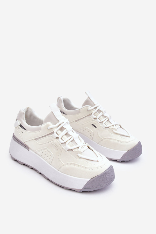 Жіноче спортивне взуття на платформі білі Dakari