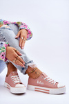 Жіночі кросівки на платформі Lee Cooper LCW-23-31-1804L Рожеві