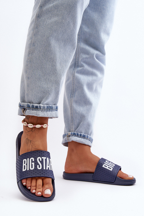 Жіночі класичні сліпони Big Star MM274714 Navy Blue
