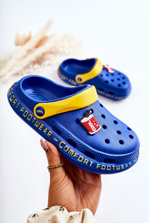 Дитячі тапочки Kroks Cola Befado 159Y101 Темно-синій