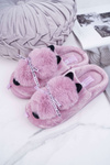 Жіночі піпси з хутряним кошеням Pink Kitty