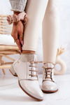 Чоботи жіночі Maciejka Leather Light beige 04744-22