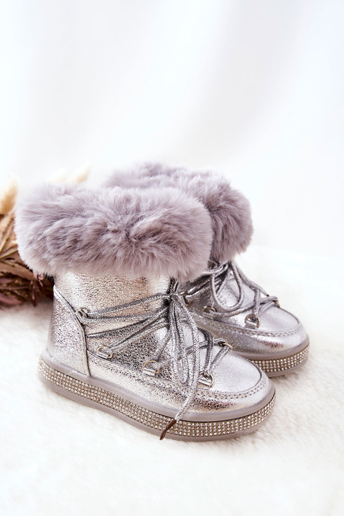 Дитячі чоботи з хутром Silver Grandis