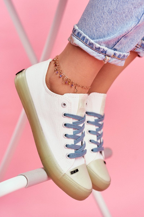 Жіночі кросівки на прозорій підошві Big Star FF274256 Білі