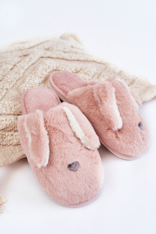 Жіночі хутряні тапочки світло-фіолетові Remmi