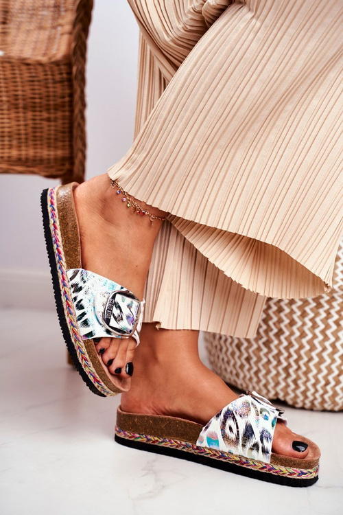 Жіночі гірки з металевим візерунком з великою зіркою DD274127