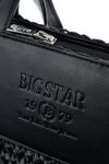 Плетена сумка Big Star NN574103 Чорна