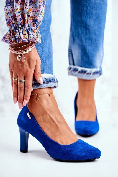 Жіночі човники Sergio Leone Suede Indigo Orsola