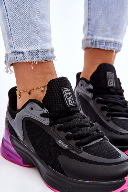 Зручне спортивне взуття Memory Foam System Big Star LL274335 Чорний