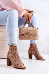 Ажурні Чоботи На Постійні Бежеві Бретань
