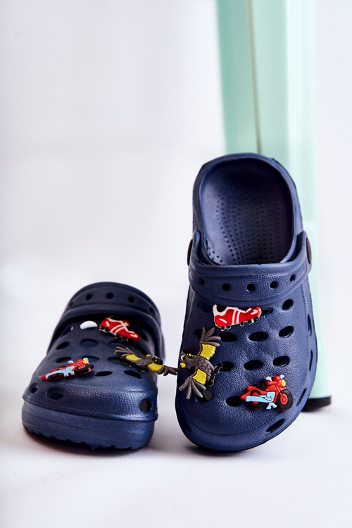 Дитячі сині тапочки Crocs Foam Navy Sailor