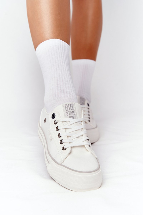 Жіночі кросівки на платформі BIG STAR HH274052 Білі