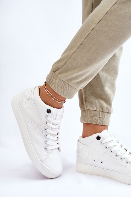 Жіночі класичні високі кросівки Big Star LL274002 Білі