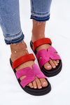 Жіночі Сандалі З Липучками Фуксія Vinceza 17401