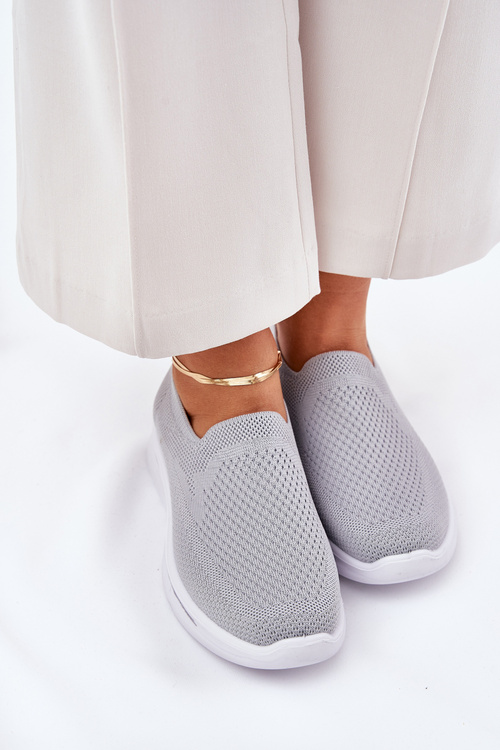 Жіночі Текстильні Сліпони Сірі Adiora