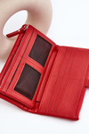 Жіночий просторий червоний гаманець Aenima