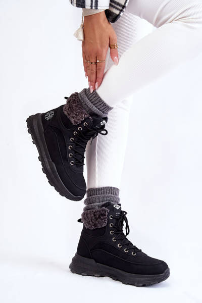 Теплі черевики Trappers Lee Cooper LCJ-22-44-1362 Чорні
