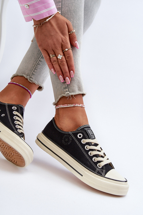 Низькі жіночі кросівки Big Star NN274269 Чорні