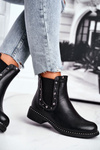 Жіночі чоботи Jodhpur Чорні Видимі