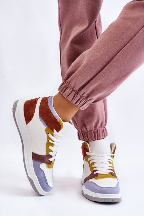 Високе жіноче спортивне взуття Кросівки різнокольорові Rumor