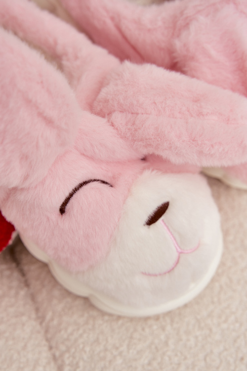 М'які жіночі тапочки зайчики рожеві Faylen