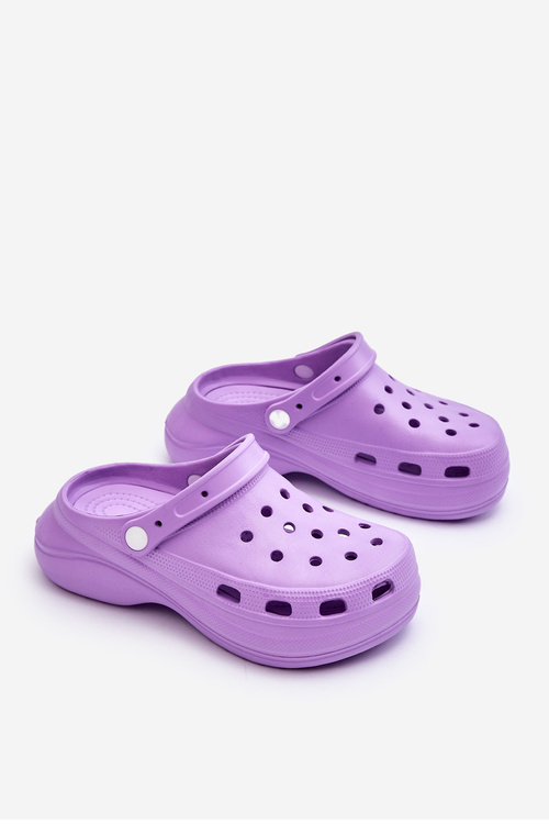 Жіночі поролонові тапочки Crocs Violet Coline