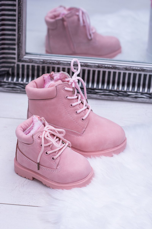 Дитячі утеплені черевики Trapper Powder Pink Dexter