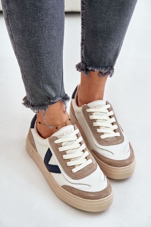 Жіночі шкіряні кросівки Vinceza 7923 Beige