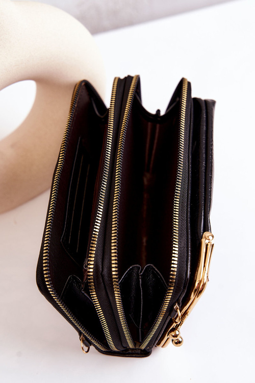 Сумочка-гаманець 2 в 1 на Bigiel Black Leonore