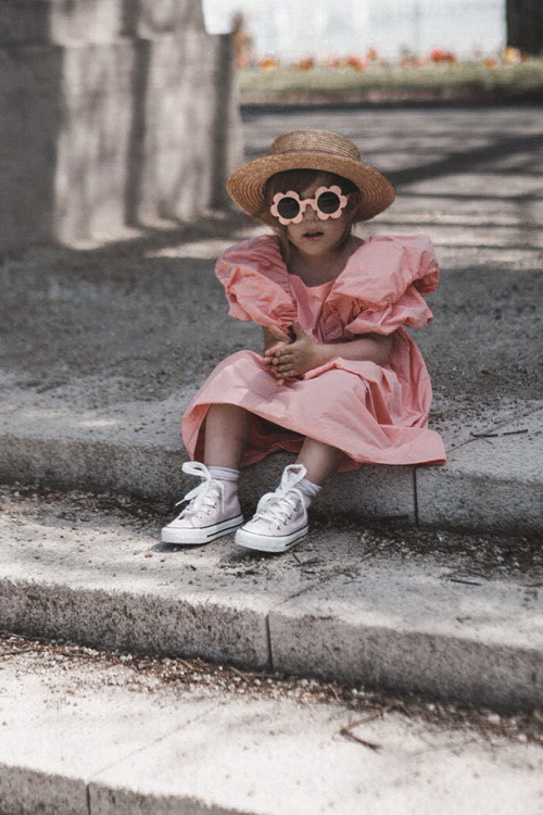 Дитячі високі кросівки Pink Filemon