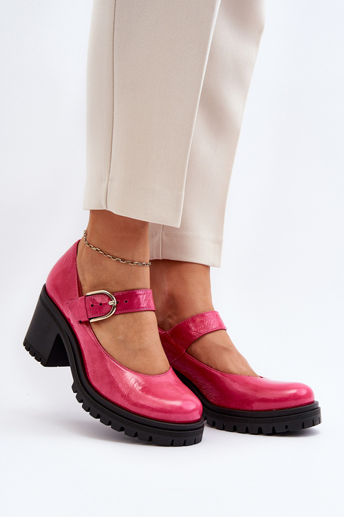 Туфлі з лакованої шкіри Zazoo 20166 кольору фуксії