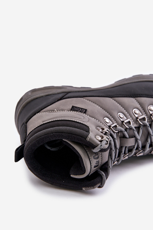 Утеплене чоловіче трекінгове взуття Lee Cooper LCJ-24-03-3033M сірий