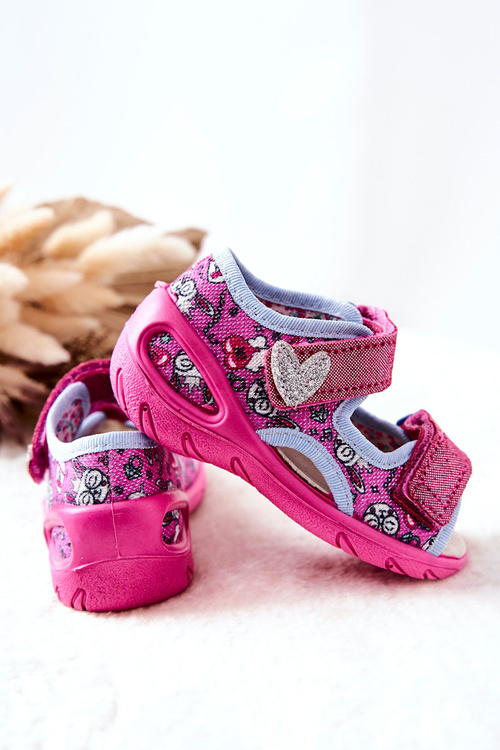 Босоніжки Befado Velcro 065X147 Рожеві