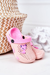 Дитячі поролонові тапочки Crocs Pink Olivia
