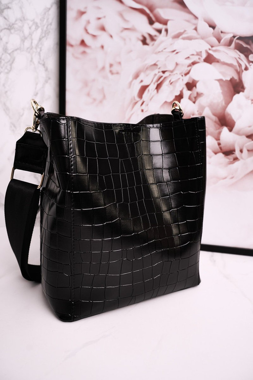 Сумка-сумка зі знімними ремнями LAURA BIAGGI Animal Print Black